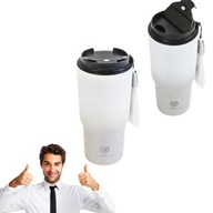 KUBEK TERMICZNY TERMOS NA KAWĘ HERBATĘ ANTYPOŚLIZGOWY 560ML