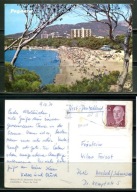K21495)Hizpania: Mallorca - Paguera, Playa de Tora, wyslany 1971