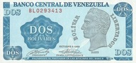 Wenezuela - 2 Bolivares - 1989 - P69 - St.1