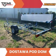 Przyczepa samochodowa przewóz łodzi Neptun N13-20 Navy ciężarowa DOSTAWA