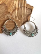 Piękne oryginalne kolczyki Boho Etno