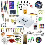 KOMPLETNY ZESTAW AKCESORIÓW I PRZYNĘT WĘDKARSKICH PREZENT NA DZIEŃ OJCA