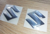 Logo Emblemat Suzuki 3D 2szt 3cm Chrom AN GSR SV +Gift / na zamówienie 2tyg
