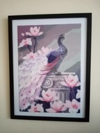 Dostojny paw - Haft Diamentowy