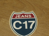 JEANS 17 oryginalna naklejka z PRL