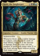 Karta Magic: The Gathering Kotis, the Fangkeeper TDM