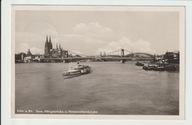 Niemcy Kolonia Hohenzollerbrucke statek rok 1934