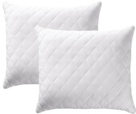 KOMPLET 2X PODUSZKA ANTYALERGICZNA PIKOWANA POLSKA SUPER JAKOSĆ 70X80 CM