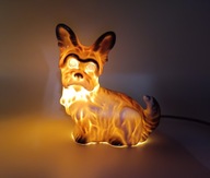 Pies - York Terier Lampka Nocna 18 cm - prześliczna - kolekcjonerska jork