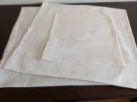 POSZEWKI BAWEŁNIANE ADAMASZKOWE 75/75 cm.2 szt. i 48 / 46 cm. 1 szt. NOWE.