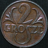 2 grosze 1938 - około menniczy egzemplarz