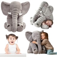 MASKOTKA PLUSZOWA SLON PLUSZOWY SLONIK PRZYTULANKA PLUSZAK 70CM XXL