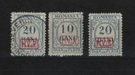 Rumunia - okupacja I WŚ porto - Mi.Nr 2-3 czyste * i kasowany