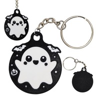 Brelok HALLOWEEN Słodki Duch DUSZEK Zawieszka do Torebki, Plecaka i Kluczy