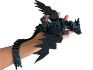 Smok skrzydlaty Thunderdragon z ruchomą szczęką 40cm 3D druk