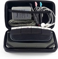 ETUI ORGANIZER KUFEREK FUTERAŁ NINTENDO 3DS XL Z KARABIŃCZYKIEM I SMYCZĄ