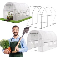 TUNEL FOLIOWY OGRODOWY WIOSNA LATO SZKLARNIA FOLIAK UV OCYNKOWANY 6m2