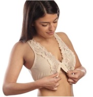 Śliczna markowa bielizna 5106 Front Fastening Bra 33% cotton Medium 34-36