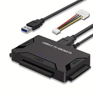 Adapter dysków HDD/SSD SATA/IDE (2.5"/3.5") => USB 3.0 z zasilaczem