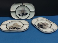 3 x stara patera przystawki Ceramano W. Germany
