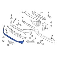 DOKŁADKA ZDERZAKA PRZEDNIEGO NISSAN FRONTIER 22-24 960109BU0A STAN BDB