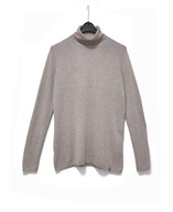 Damski Sweter Golf Cienki Miękk Beżowy Taifun |R. 40