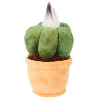 MASKOTKA DEKORACJA PLUSZOWY KWIATEK W DONICZCE SUKULENT