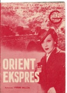 ORIENT EKSPRES -KATE DE NAGY -film -program kinowy -lata 30-te