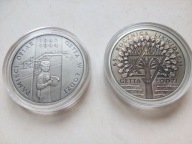 2 monety 20 zł Getto Łódź 2004, 2009