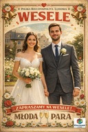 OBYWATELU! WESELE PRL Plakat Ślubny Prezent HIT