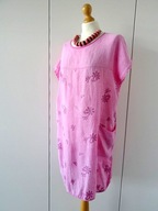 NEW COLLECTION WŁOSKA LEN Z BAWEŁNĄ RÓŻ 46