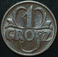 1 grosz 1939 - piękny egzemplarz