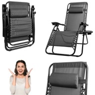 FOTEL LEŻAK OGRODOWY PLAŻOWY SKŁADANY PODUSZKA BASENOWY ROZKŁADANY NA BASEN