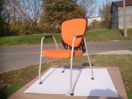 Fotel na na nogach PROFI- M pomarańczowy