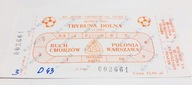bilet RUCH Chorzów - POLONIA Warszawa 17.11.2001