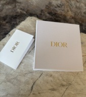 Dio'r białe piękne pudełko prezentowe złote logo luksusowe + wkład 22/21 vm