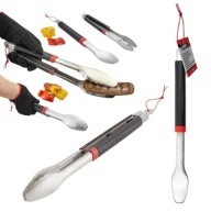 WEBER PROFESJONALNE SZCZYPCE DO GRILLA DŁUGIE METALOWE STAL NIERDZEWNA BBQ