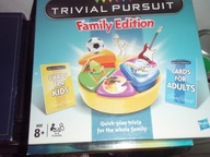 Gra TRIVIAL PURSUIT wersja Family + gratis dodatek i inna gra