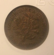 KANADA - UN SOU - MONTREAL - BAS CANADA - TOKEN GCN XF45 - RZADKOŚĆ, UNIKAT