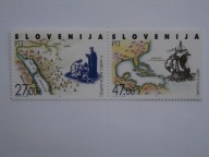 Słowenia - Kolumb - Mi. 20-21 para OPIS ! **