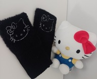Rękawiczki bez palców Ocieplacze Damskie Młodzieżowe Y2K Hello Kitty