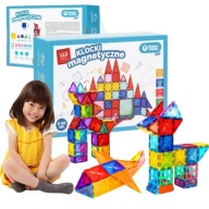 KLOCKI MAGNETYCZNE HAPPY KIDDO KONSTRUKCYJNE 3D ZESTAW EDUKACYJNE