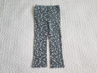 Pepco spodnie w białe kwiatuszki nowe roz 116