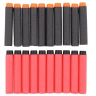 Strzały piankowe niebieskie 20 szt. naboje do wyrzutni - miękkie pociski