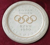 MEDAL POLSKI KOMITET OLIMPIJSKI SQUAW VALLEY RZYM '60 CITIUS ALTIUS FORTIUS