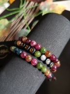 Bransoletka Kod Grabowoja Tęczowy turmalin