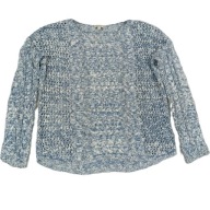 SWETER DAMSKI -BLUZKA AŻUROWA NIEBIESKA CIENIOWANA ROZM.M__MONSOON