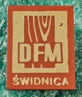 ODZNAKA DFM DOLNOŚLĄSKA FABRYKA MEBLI ŚWIDNICA