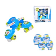 Wrotki dziecięce z ochraniaczami r. 23-27 cm komplet