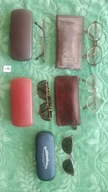 etui na okulary - zestaw oryginalnych, vintage